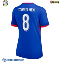 Fotballdrakt Dame Frankrike Aurelien Tchouameni #8 Hjemmedrakt EM 2024 Kortermet